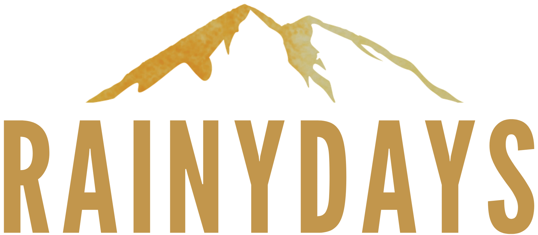 rainydays logo with mountain on top